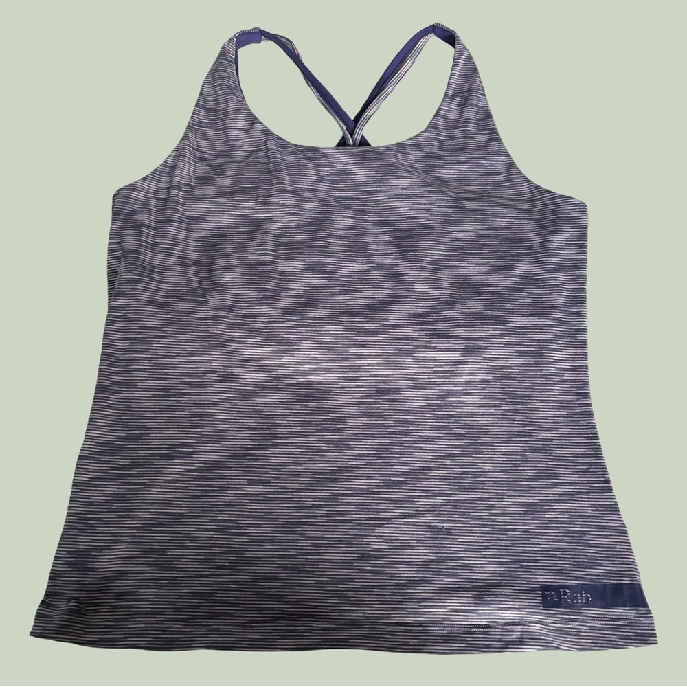 Rab Lineal Strappy Active Tank with Shelf Bra